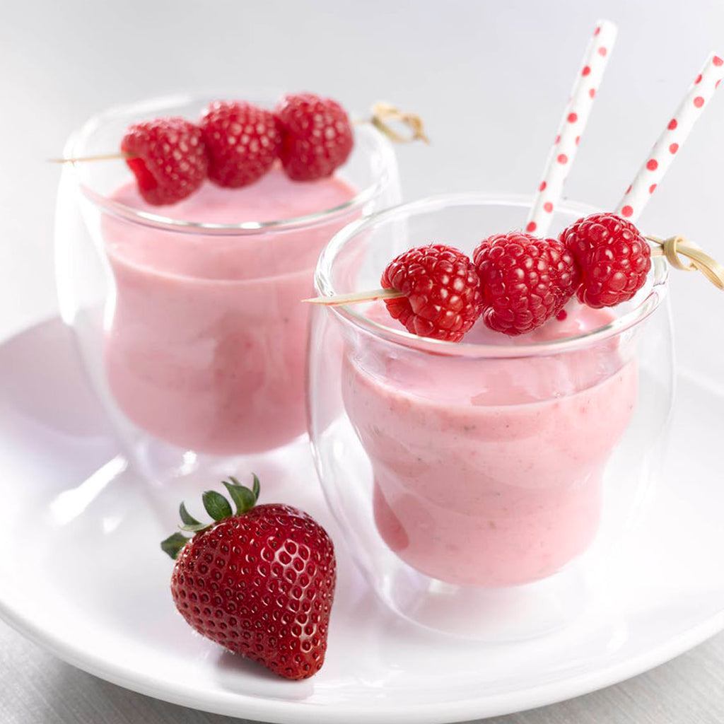 SMOOTHIE ANTIOXIDANTE DE FRESAS Y FRAMBUESAS.