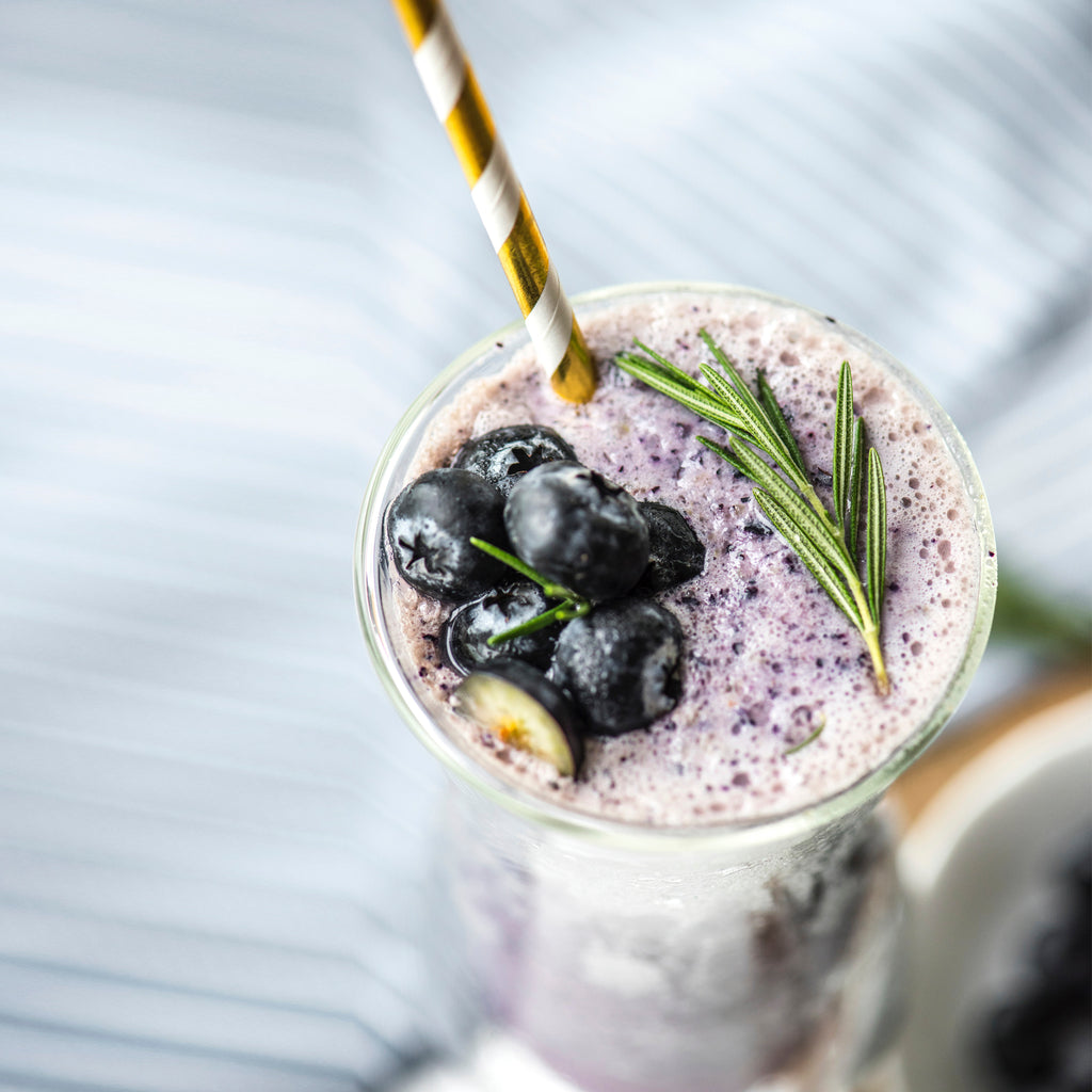 SMOOTHIE DE ARÁNDANOS CON BE COLLAGEN - FRESA.       